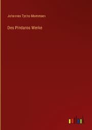 Cover von Des Pindaros Werke