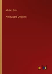 Cover von Altdeutsche Gedichte