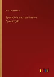 Cover von Sprachbilder nach bestimmten Sprachregeln