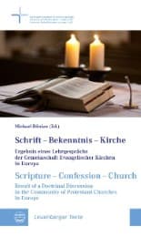 Cover von Schrift - Bekenntnis - Kirche // Scripture - Confession - Church