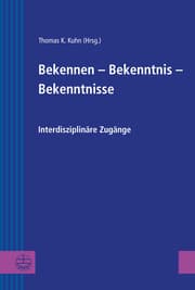 Cover von Bekennen - Bekenntnis - Bekenntnisse