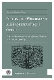 Cover von Politischer Widerstand als protestantische Option