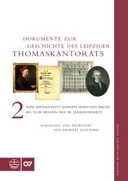 Cover von Dokumente zur Geschichte des Leipziger Thomaskantorats II