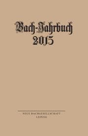 Cover von Bach-Jahrbuch 2015