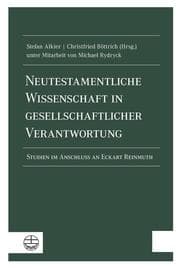 Cover von Neutestamentliche Wissenschaft in gesellschaftlicher Verantwortung