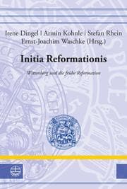 Cover von Initia Reformationis