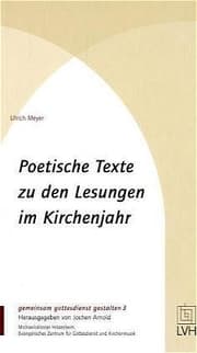 Cover von Poetische Texte zu den Lesungen im Kirchenjahr