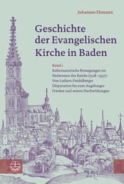 Cover von Geschichte der Evangelischen Kirche in Baden 1