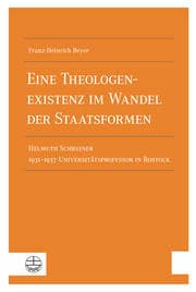 Cover von Eine Theologenexistenz im Wandel der Staatsformen