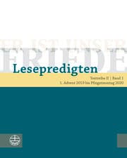 Cover von Er ist unser Friede. Lesepredigten Textreihe II/Bd. 1