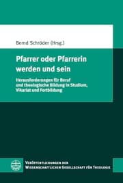 Cover von Pfarrer oder Pfarrerin werden und sein