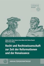 Cover von Recht und Rechtswissenschaft zur Zeit der Reformationen und der Renaissance