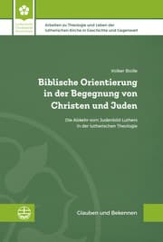 Cover von Biblische Orientierung in der Begegnung von Christen und Juden