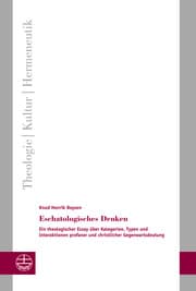 Cover von Eschatologisches Denken