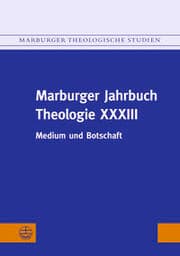 Cover von Marburger Jahrbuch Theologie XXXIII
