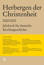 Cover von Herbergen der Christenheit 2022/2023