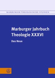 Cover von Marburger Jahrbuch Theologie XXXVI