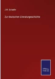Cover von Zur deutschen Literaturgeschichte
