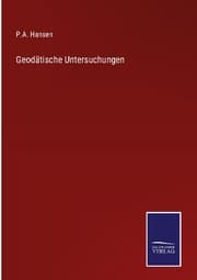 Cover von Geodätische Untersuchungen