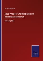 Cover von Neuer Anzeiger für Bibliographie und Bibliothekswissenschaft