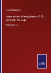 Cover von Oesterreichische Vierteljahresschrift für katholische Theologie