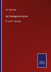 Cover von Der Zoologische Garten