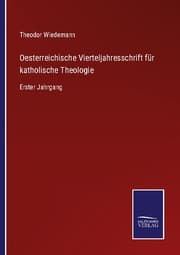 Cover von Oesterreichische Vierteljahresschrift für katholische Theologie