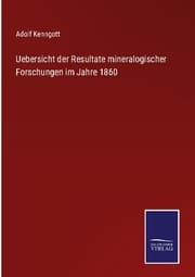 Cover von Uebersicht der Resultate mineralogischer Forschungen im Jahre 1860