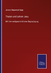 Cover von Thaten und Lehren Jesu
