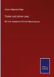 Cover von Thaten und Lehren Jesu