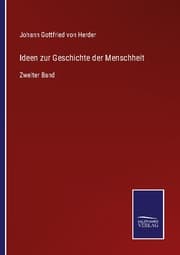 Cover von Ideen zur Geschichte der Menschheit