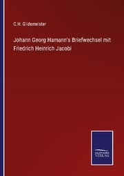 Cover von Johann Georg Hamann's Briefwechsel mit Friedrich Heinrich Jacobi