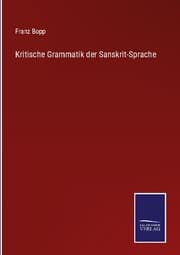 Cover von Kritische Grammatik der Sanskrit-Sprache