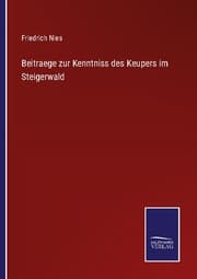 Cover von Beitraege zur Kenntniss des Keupers im Steigerwald