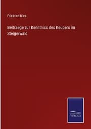 Cover von Beitraege zur Kenntniss des Keupers im Steigerwald