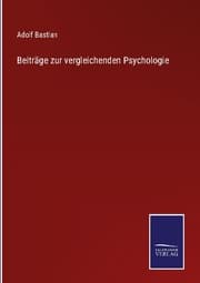Cover von Beiträge zur vergleichenden Psychologie