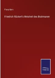 Cover von Friedrich Rückert's Weisheit des Brahmanen