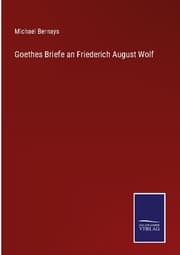 Cover von Goethes Briefe an Friederich August Wolf