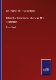 Cover von Biblischer Commentar über das Alte Testament