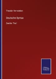 Cover von Deutsche Syntax