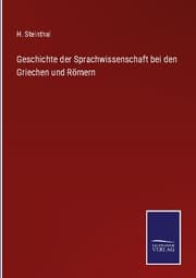 Cover von Geschichte der Sprachwissenschaft bei den Griechen und Römern