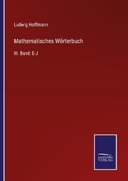 Cover von Mathematisches Wörterbuch