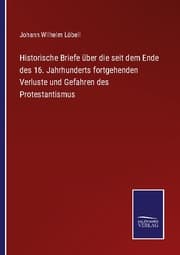 Cover von Historische Briefe über die seit dem Ende des 16. Jahrhunderts fortgehenden Verluste und Gefahren des Protestantismus