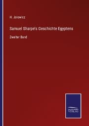 Cover von Samuel Sharpe's Geschichte Egyptens