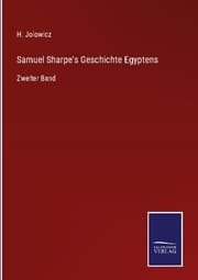 Cover von Samuel Sharpe's Geschichte Egyptens