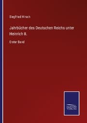 Cover von Jahrbücher des Deutschen Reichs unter Heinrich II.