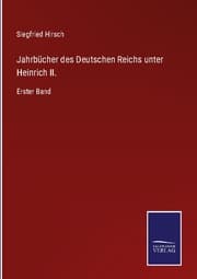 Cover von Jahrbücher des Deutschen Reichs unter Heinrich II.