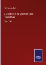Cover von Sieben Bücher zur Geschichte des Platonismus