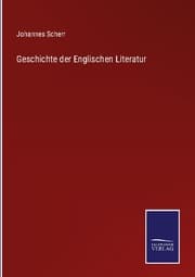 Cover von Geschichte der Englischen Literatur