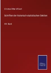 Cover von Schriften der historisch-statistischen Sektion